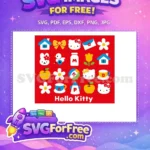 Free Colorful Icons Hello Kitty Free Cute Items Movie Free SVG - Instant Download