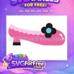 Free Pink Shoe Free Flower Hello Kitty Free SVG - Instant Download