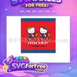 Free Yellow Bow Free Apple Basket Hello Kitty Free SVG - Instant Download