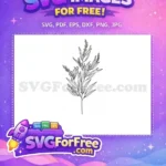 Free Eucalyptus Leaves Free Berries Herbs Free SVG - Instant Download