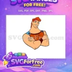Free Smiling Hercules Free Arms Crossed Hercules Movie Free SVG 1 - Instant Download