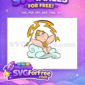 Free Baby Hercules Clouds Free Lightning Bolts Hercules Free SVG