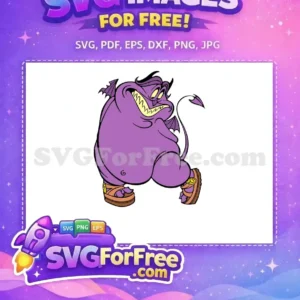 Free Angry Purple Devil Free Winged Sandals Hercules Free SVG