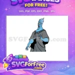 Free Hades Angry Expression Free Blue Skin Hercules Free SVG - Instant Download