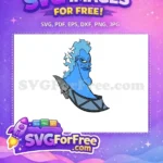 Free Hades Fire Hair Free Skull Accessory Hercules Free SVG - Instant Download