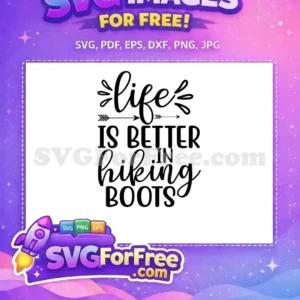 Free Adventure Quote Free Mountain Graphic Hiking Free SVG 1