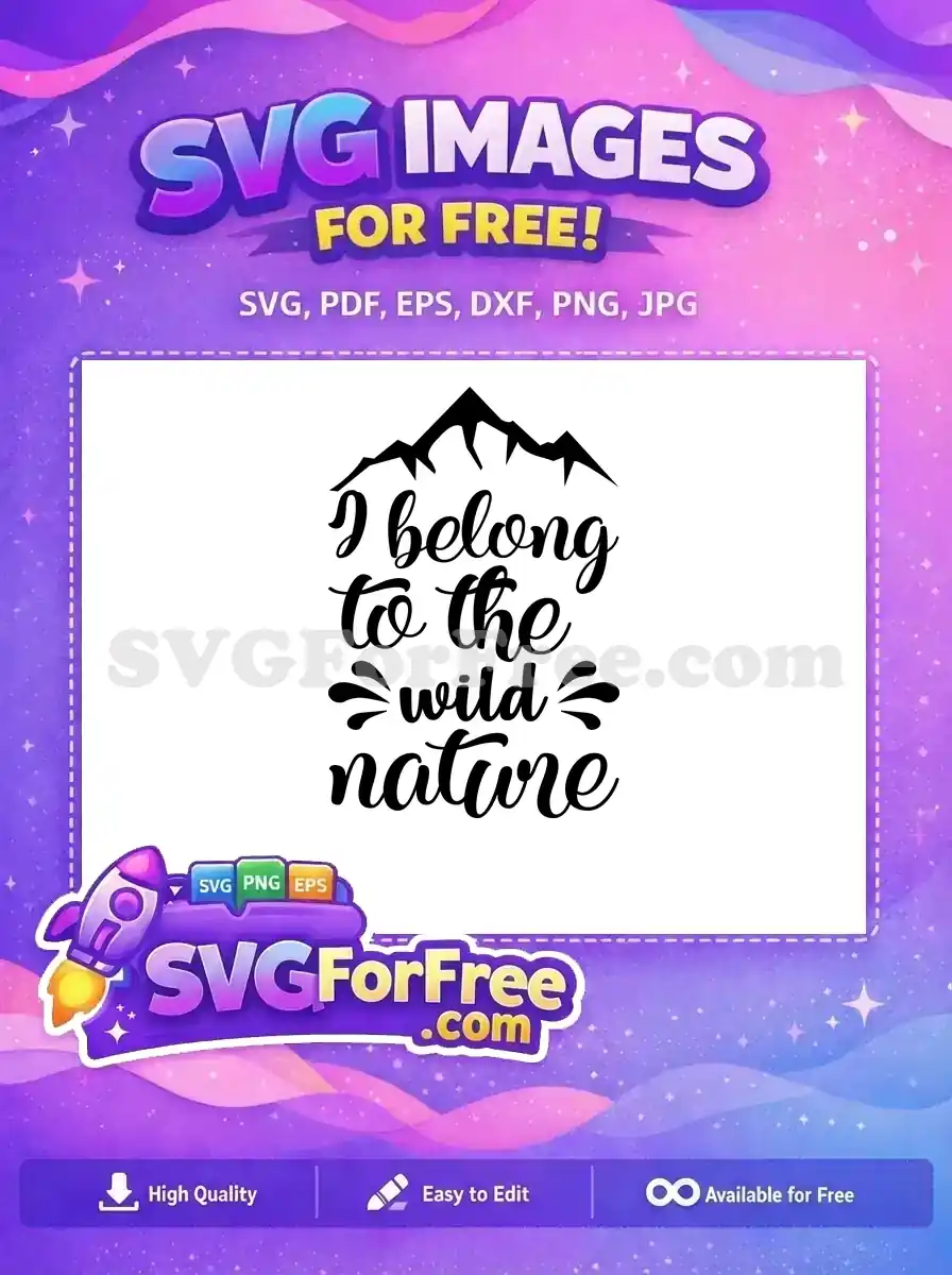 Free Adventure Quote Free Mountain Scene Hiking Free SVG 5