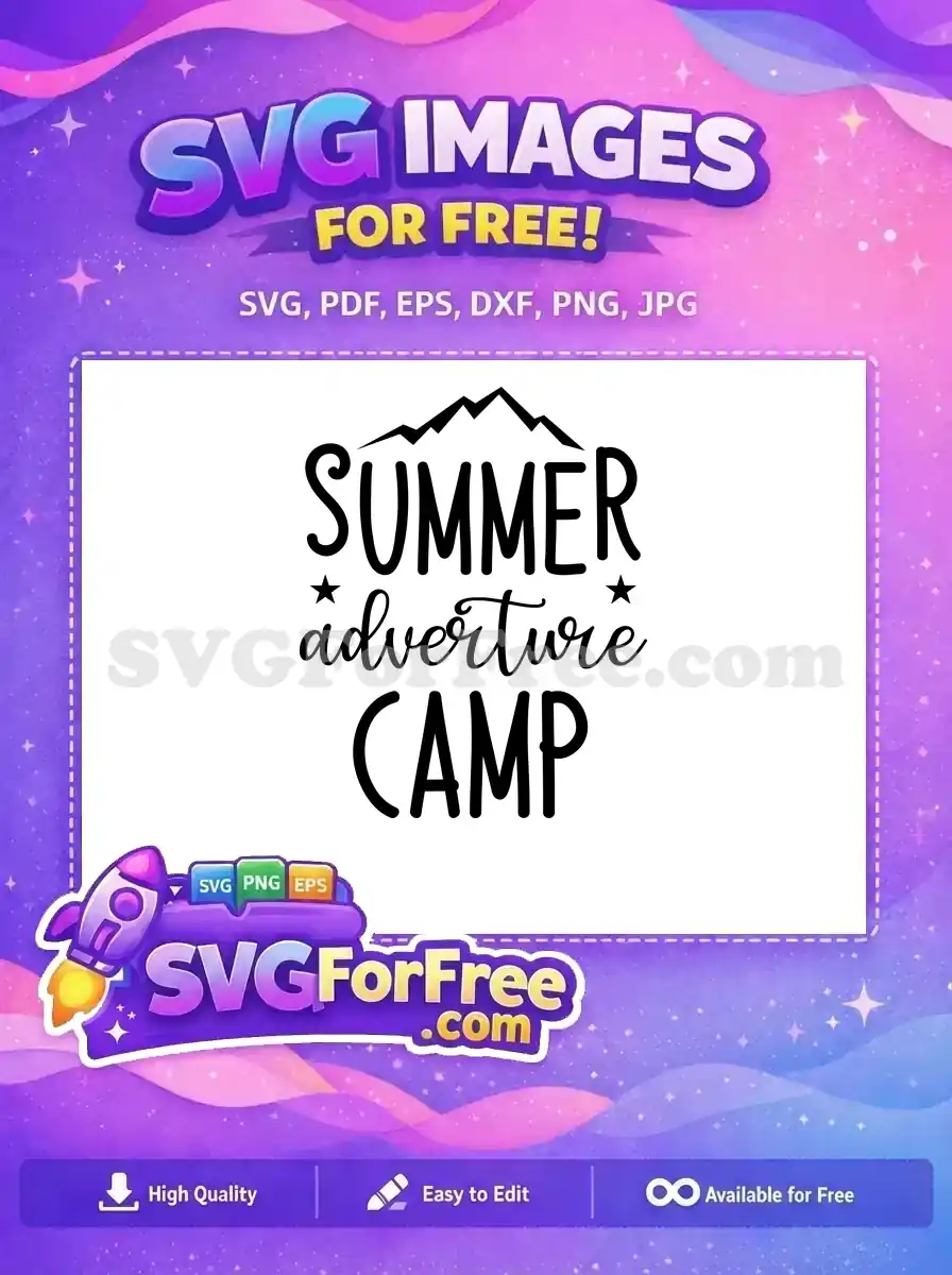 Free Adventure Awaits Free Mountains Scene Hiking Free SVG 3