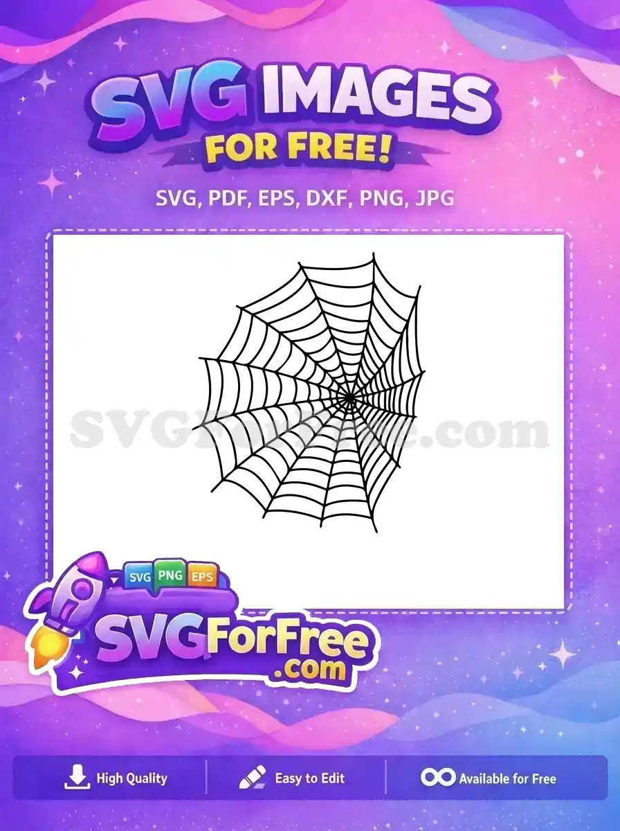 Free Black Spiderweb Free Halloween Hocus Pocus Free SVG 1