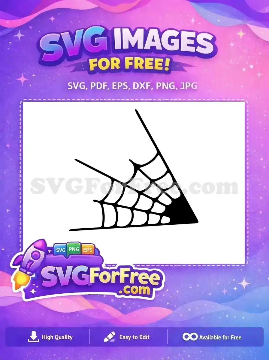 Free Spider Web Corner Free Halloween Black Hocus Pocus Free SVG