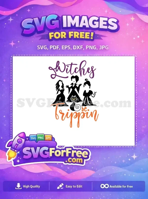 Free Sanderson Sisters Free Black Cat Hocus Pocus Free SVG