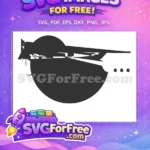 Free Sanderson Sister Free Cauldron Silhouette Hocus Pocus Free SVG - Instant Download