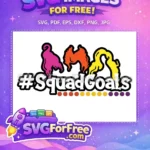 Free Sisters Wavy Hair Free SquadGoals Hocus Pocus Free SVG - Instant Download