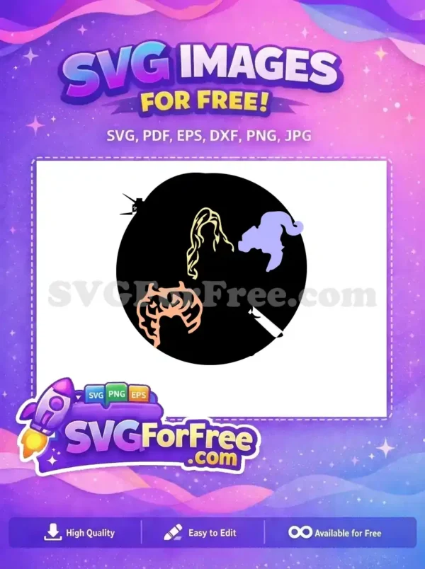 Free Winifred's Hair Free Sarah's Hair Hocus Pocus Free SVG