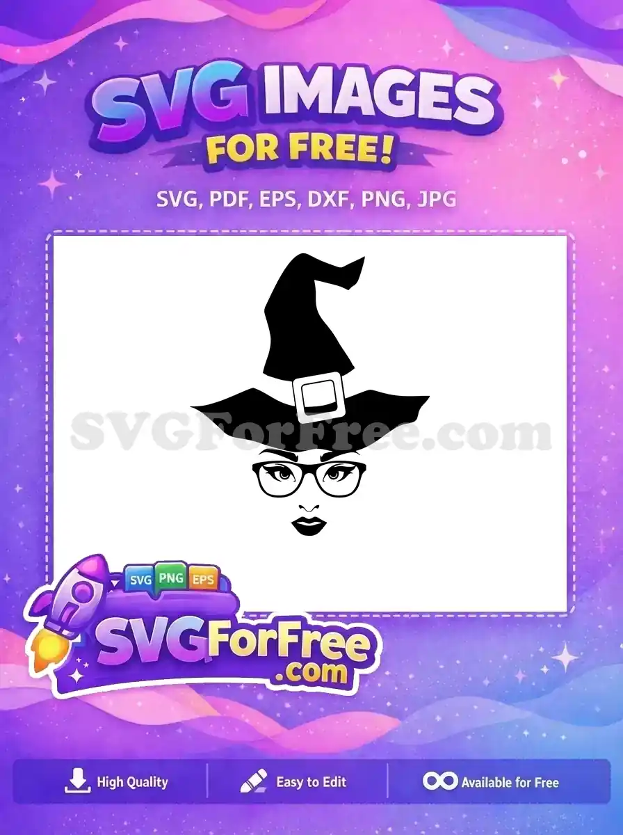 Free Witch Glasses Free Silhouette Hocus Pocus Free SVG