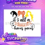 Free Sisters Silhouette Free Hocus Pocus Design Free SVG - Instant Download