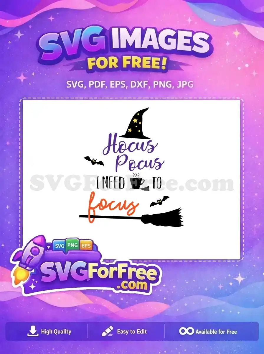 Free Purple Hocus Free Focus Script Hocus Pocus Free SVG