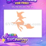 Free Pointy Hat Free Broomstick Ride Hocus Pocus Free SVG - Instant Download