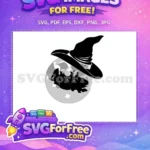 Free Sanderson Sisters Free Silhouette Flying Hocus Pocus Free SVG - Instant Download