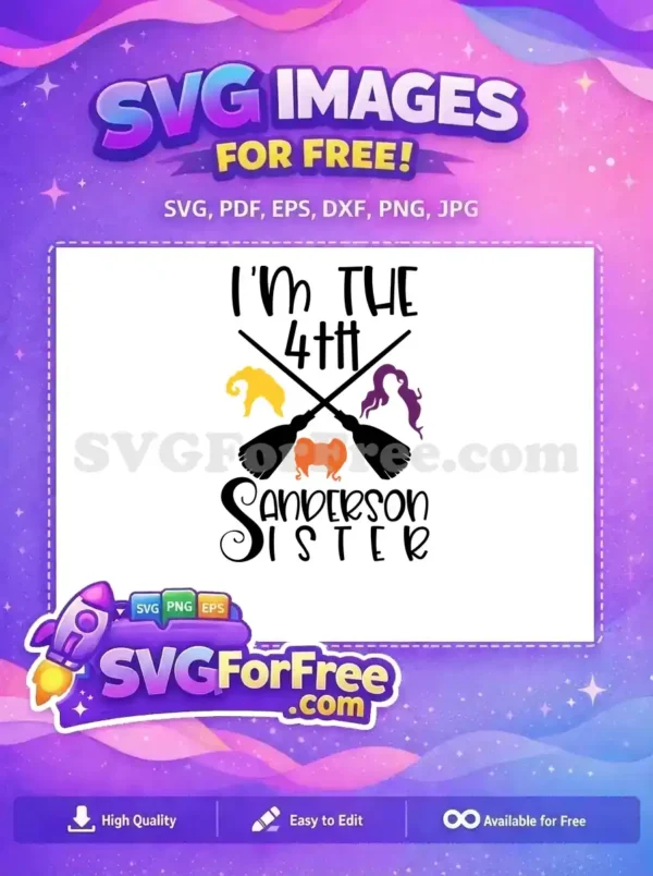 Free Witch Sisters Hair Free Hocus Pocus Movie Free SVG