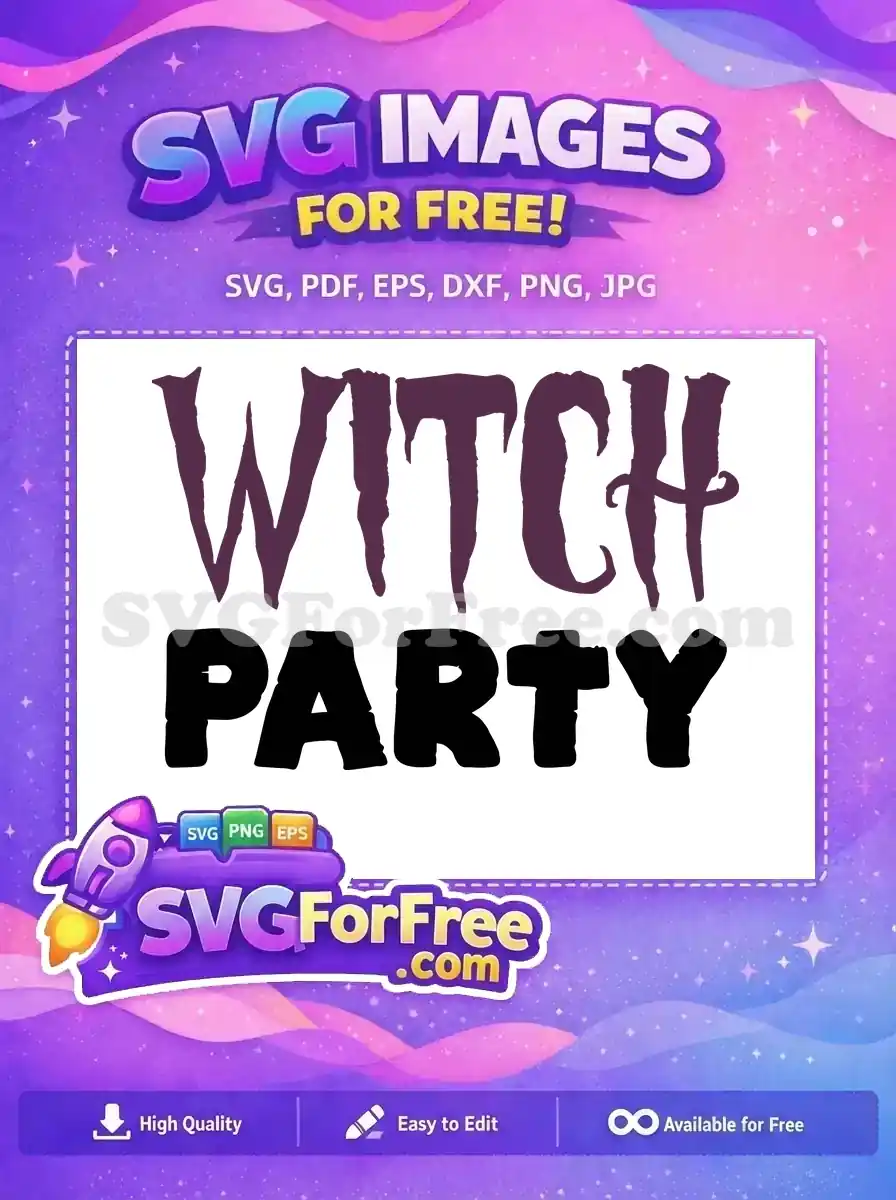 Free Dripping Purple Witchy Text Free Hocus Pocus Free SVG