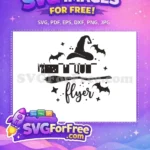Free Witch Hat Free Broom Hocus Pocus Free SVG 3 - Instant Download