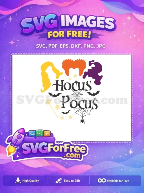 Free Sanderson Sisters Hair Free Bats Spiders Hocus Pocus Free SVG Free Sanderson Sisters Hair Free Bats Spiders Hocus Pocus Free SVG