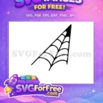 Free Halloween Cobweb Free Spooky Web Hocus Pocus Free SVG - Instant Download