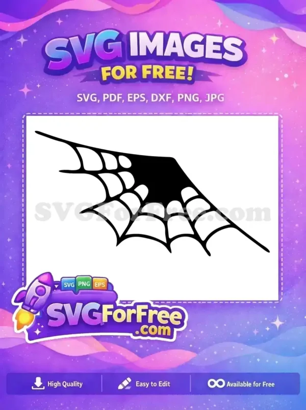 Free Black Spiderweb Corner Free Halloween Decoration Hocus Pocus Free SVG