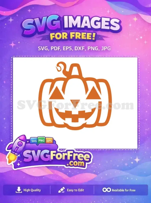 Free Orange Triangle Eyes Free Smiling Face Holidays Free SVG