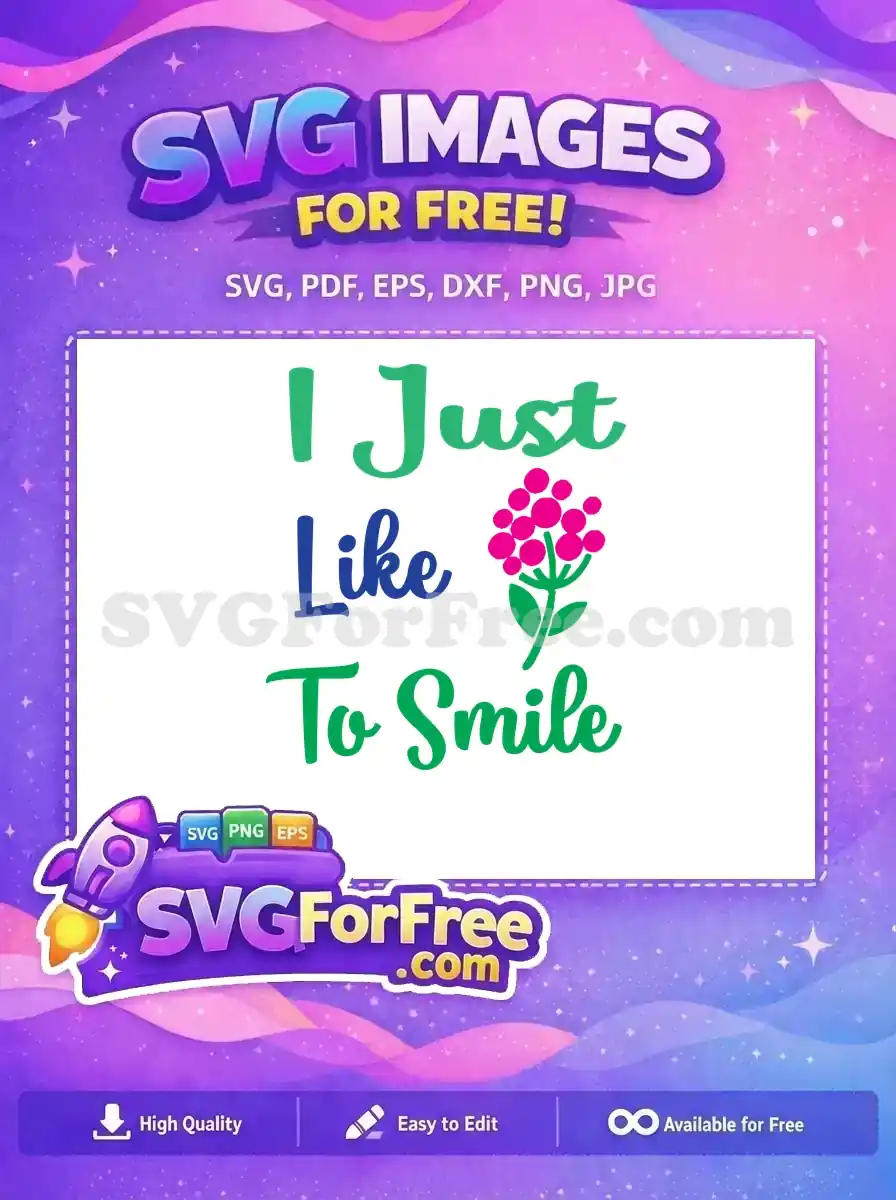 Free Green Blue Text Free Pink Flower Holidays Free SVG