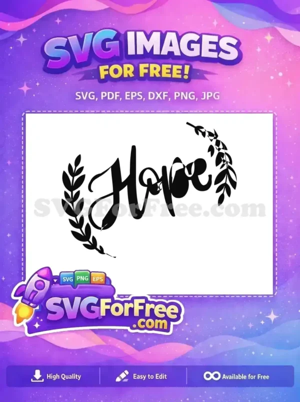 Free Hopeful Leaves Free Easter Project Hope Free SVG Free Hopeful Leaves Free Easter Project Hope Free SVG