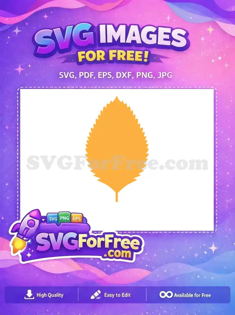 Free Spiky Golden Yellow Free Holidays Christmas Leaf Free SVG