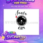 Free Santa Cam Red Dot Free Christmas Holidays Free SVG 1 - Instant Download