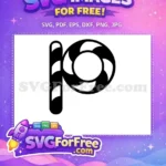 Free Black White Candy Free Christmas Ornament Holidays Free SVG - Instant Download