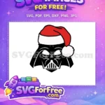 Free Red Santa Hat Free Darth Vader Christmas Holidays Free SVG - Instant Download
