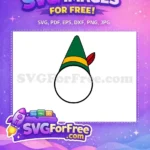 Free Green Hat Yellow Band Easter Free Holidays Character Free SVG - Instant Download