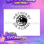 Free Dragon Silhouette Free Mother Dragons Game Free SVG 1 - Instant Download