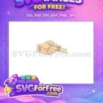 Free Father Pinky Promise Free Baby Hand Christmas Free SVG - Instant Download