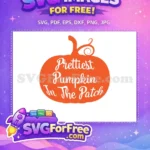 Free Orange Pumpkin Free Patch Prettiest Free SVG - Instant Download