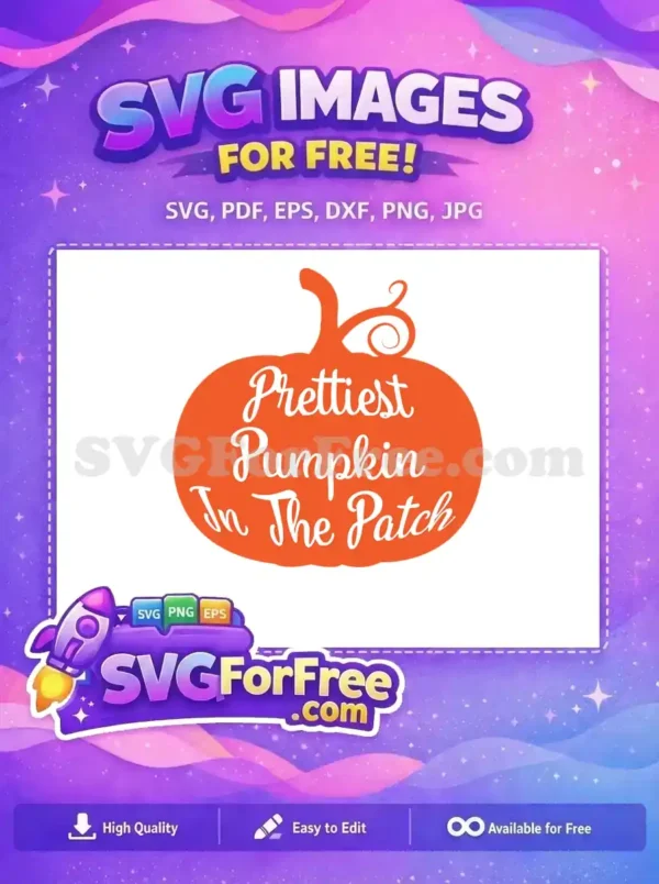 Free Orange Pumpkin Free Patch Prettiest Free SVG