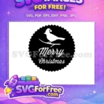Free Bird Santa Hat Free Merry Christmas Holiday Free SVG - Instant Download