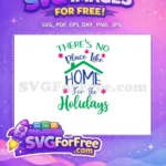 Free Green Roof Free Pink Snowflake Home Holidays Free SVG - Instant Download
