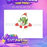 Free Red Eyes Free Scared Face Grinch Free SVG - Instant Download