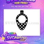 Free Christmas Ornament Free Diamond Pattern Holidays Free SVG - Instant Download