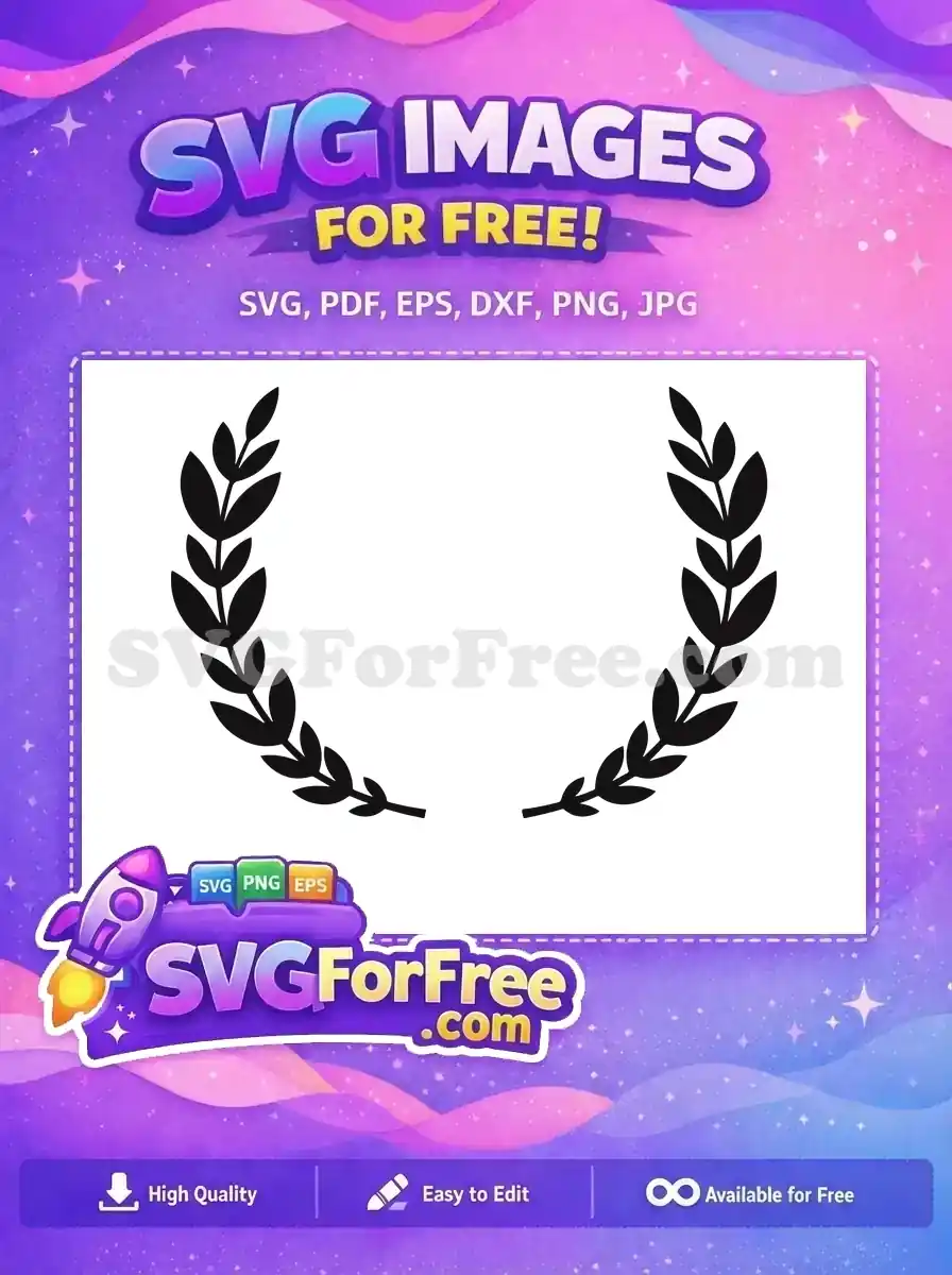 Free Olive Branch Free Wreath Christmas Easter Free SVG