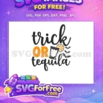 Free Bats Halloween Free Trick Tequila Party Free SVG - Instant Download