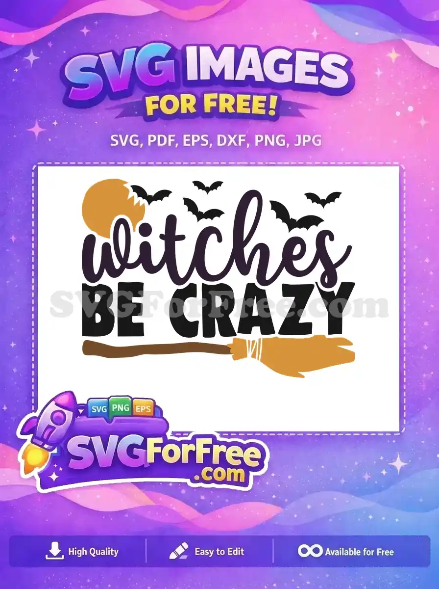 Free Bats Silhouettes Free Witches Be Crazy Halloween Free SVG