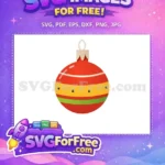 Free Red Yellow Stripes Free Black Squares Christmas Free SVG - Instant Download