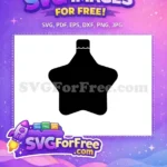 Free Black Star Bottle Free Holidays Christmas Easter Free SVG - Instant Download
